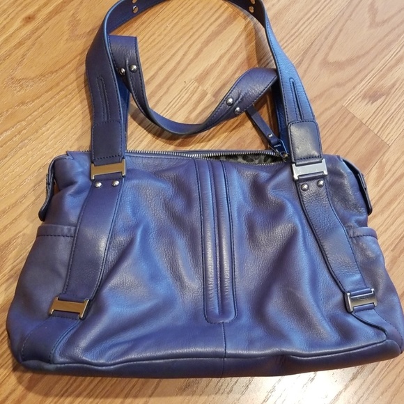 Perlina Leather Satchel Purse - Picture 6 of 8